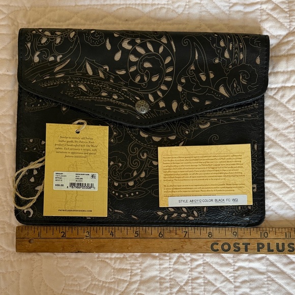 Patricia Nash Accessories - Patricia Nash Black Paisley Tablet Case